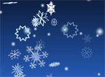 3D Winter Snowflakes Screensaver - Effects Screensavers