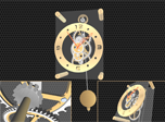 Pendulum Clock 3D Bildschirmschoner - 4k Bildschirmschoner