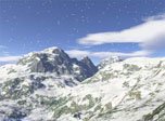 Winter Mountain Bildschirmschoner - Natur-Bildschirmschoner