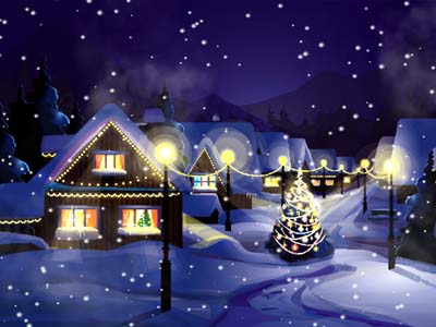 Christmas Snowfall Wallpaper software