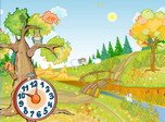 Autumn Clock Bildschirmschoner - Cartoon-Bildschirmschoner