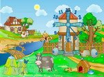 Farm Clock Bildschirmschoner - Cartoon-Bildschirmschoner