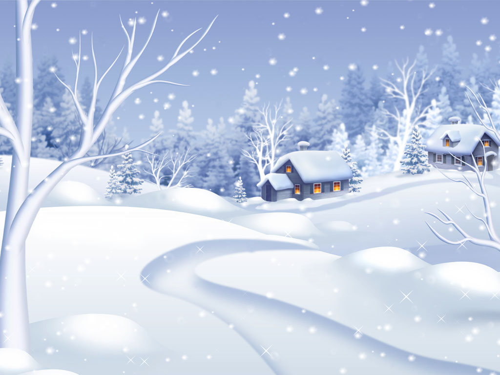 Morning Snowfall Animated Wallpaper for Windows - Snowfall Animated